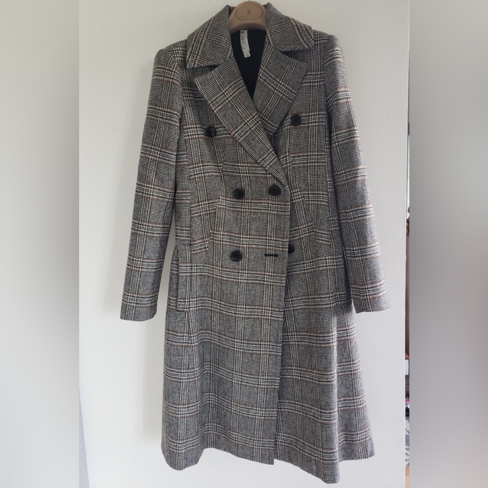 Pre owned MURAL plaid midi length coat in great condition - Picture 4 of 11